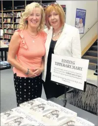  ??  ?? n TOUCHING STORY: Author Phyllis Whitsell with the Gazette’s Barbara Fisher who helped write the book and right, signing copies for readers