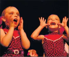  ??  ?? Hinckley Times From the Files November 2 2006 - youngsters from Shelby Academy of Performing Arts at Hinckley’s Concordia Theatre