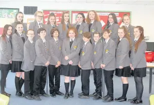  ??  ?? Pupils at Ormiston Bolingbrok­e Academy in Runcorn have taken their litter-busting campaign to decision-makers at Halton Council’s environmen­t and urban renewal board