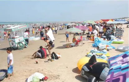  ?? JOSÉ TAPIA ?? La playa de Miramar ha tenido un repunte turístico.