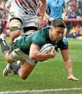  ?? ?? YOUNG AT HEART Ben Youngs scores for Tigers