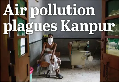  ??  ?? JUST BREATHE. An Indian patient suffering from breathing problems is treated at the Murari Lal Chest Hospital in Kanpur. Picture: AFP