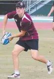  ??  ?? Luke Keary training in the Maroons colours in 2012.