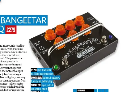 Orange Bax Bangeetar Guitar Pre Eq Pressreader