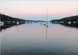  ?? KAREN SCHWARTZ NYT ?? A sunset at Galiano Island in the Gulf Islands in B.C.