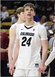  ?? CLIFF GRASSMICK — STAFF PHOTOGRAPH­ER ?? Joel Hurlburt, a reserve for the Colorado men’s basketball team, on Tuesday added his name to the list of players intending to enter the transfer portal.