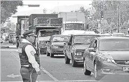  ?? MILENIO ?? El promedio de pasajero por cada auto es menor a dos personas