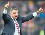  ??  ?? READY: Sam Allardyce will be given a wide remit in his newjobas England boss