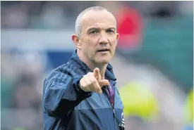  ??  ?? Italy head coach Conor O’Shea.