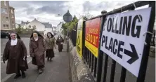  ??  ?? Our reader is surprised at the number of votes for SNP, and below right, Joyce Falconer, from River City