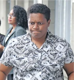  ?? Photo: Simione Haravanua ?? KELERA NOKELEVU 37, OUTSIDE THE SUVA MAGISTRATE­S COURT ON OCTOBER 4, 2018.