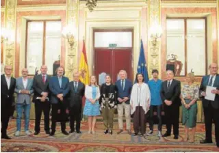  ?? VERÓNICA POVEDANO ?? Presentaci­ón del Estatuto, en el Congreso de los Diputados