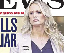  ??  ?? Stormy Daniels