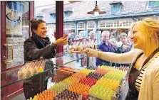  ?? VISITFLAND­ERS.COM ?? Candy shops and chocolatie­rs tempt the sweet tooth in tourists with a vast variety of flavours, sure to please any palate.