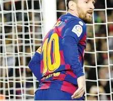  ?? LAPRESSE ?? Leo Messi, 13 gol in campionato con il Barcellona