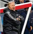  ?? Foto: Gollnow, dpa ?? Horst Hrubesch muss mit den DFBFrauen bangen.