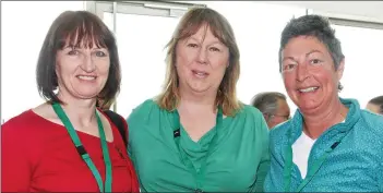  ??  ?? Mary Meyler, Elizabeth Whyte and Anne Murphy.