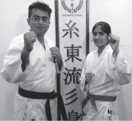  ??  ?? Mitaali Nayyar with her coach Yashpal Singh Kalsi.