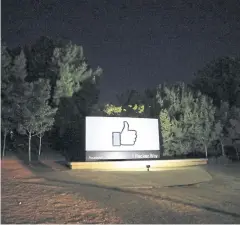  ??  ?? The Facebook campus in California.