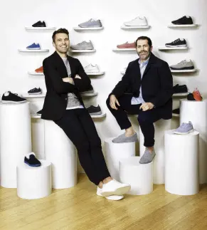  ?? PHOTO: SUPPLIED ?? Allbirds cofounders Tim Brown (left) and Joey Zwillinger.