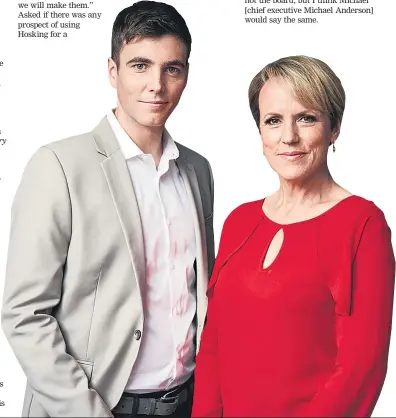  ??  ?? TVNZ says it is happy with its Breakfast team, headed by Hilary Barry and Jack Tame.