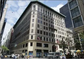  ?? AP PHOTO/MARY ALTAFFER, FILE ?? In this June 6, 2018, file photo the Lord & Taylor flagship store on Fifth Avenue is seen in New York. Over the last year or so, Gap, Tommy Hilfiger, Lord & Taylor and Polo Ralph Lauren have closed their flagship stores on Manhattan’s Fifth Avenue.