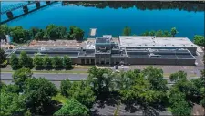  ?? PHOTO BY MICHAEL WALKER - TRENTON WATER WORKS ?? The Trenton water filtration plant seen from above.