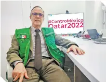  ?? ?? Guillermo Ordorica embajador de México en Qatar presentó el lugar.