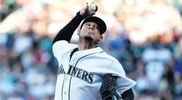  ?? GETTY IMAGES ?? Sporting a 5.73 ERA and is 0-4 in his last five starts, Mariners ace Felix Hernandez has been banished to the bullpen. For now, anyway.