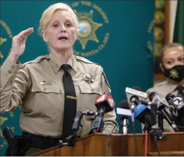  ?? ANDA CHU — STAFF ARCHIVES ?? Santa Clara County Sheriff Laurie Smith has decided not to seek reelection.