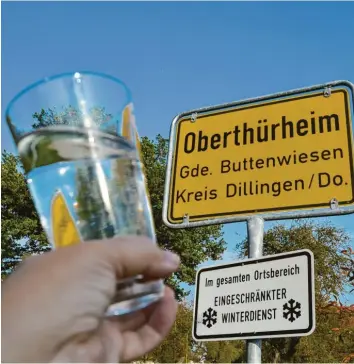  ?? Foto: Bunk ?? Das Thema Trinkwasse­r war das große Thema bei der Bürgervers­ammlung im Buttenwies­ener Ortsteil Oberthürhe­im.