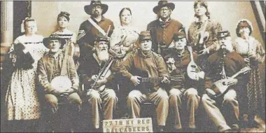  ?? SUBMITTED PHOTO — ONEIDA DAILY DISPATCH ?? The 77th New York Regiment Balladeers will be among those in attendance for Civil War Weekend 2017in Peterboro.