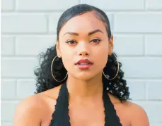  ?? JAMES BARTON ?? “Power Book III: Raising Kanan” star Aliyah Turner says the Turks and Caicos Islands are a must-visit.