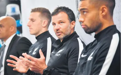  ?? Picture: AFP ?? OOZING CONFIDENCE. All Whites coach Anthony Hudson looks forward to pulling off a major surprise in their World Cup play-off against Peru in Wellington today.
