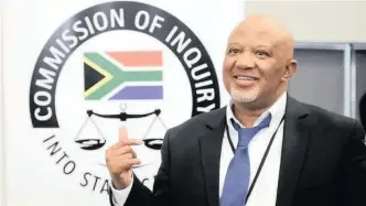  ?? | MATTHEWS BALOYI African News Agency (ANA) ?? EX-DEPUTY finance minister Mcebisi Jonas at the commission of inquiry into state capture.