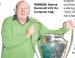  ??  ?? WINNER: Tommy Gemmell with the European Cup.