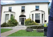  ?? ?? 6 Gardaí say Ridge Hall in Ballybrack, Dublin, was deliberate­ly set ablaze after rumours that refugees were moving in