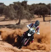  ?? ?? KICKING DUST...Ross Branch has been competitiv­e at the World Rally-Raid championsh­ip