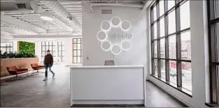  ?? Provided photo ?? The front desk area of Circulo Health, which will open in Clifton Park in April.