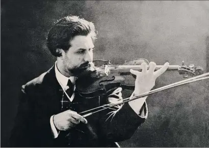  ?? . ?? El compositor Joan Manén (1883-1971) fue muy celebrado internacio­nalmente también como violinista