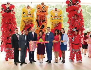  ??  ?? (From left): Executive Assistant Manager of Rooms Sachin Tyagi, Director of Engineerin­g Sidharth Chauhan, Resident Manager Daniel Kaeflein, Director of Communicat­ions Neena Dewi, Area Financial Controller Lim Lian Chee, Director of HR Suvita George and Director of Sales Juliana Liew.