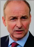  ??  ?? QUESTIONS: Micheál Martin’s Fianna Fáil leadership is in doubt