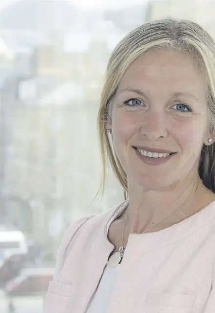  ?? ?? Pwc’s Mairi Mcinnes takes gender equality ‘very seriously’ promoting the position of women in the workplace