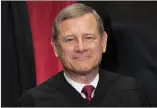  ??  ?? Roberts: Worries about the court’s legitimacy