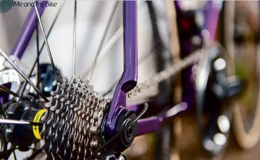  ??  ?? Shand Rizello Disc, frameset from £1,950, approximat­ely £6,000 as pictured. See shandcycle­s.com for more details