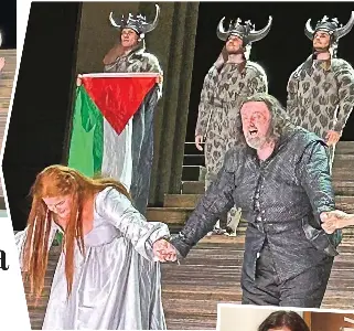 Fight at the opera as Palestinia­n f lag is unfurled - PressReader