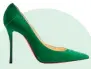  ??  ?? Christian Louboutin, Decoltish 100mm suede pumps, ($691)