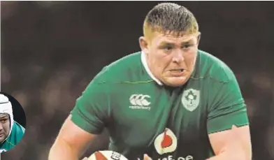  ??  ?? Strong man: Ireland tighthead Tadhg Furlong