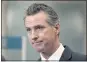  ?? JEFF CHIU — THE ASSOCIATED PRESS ?? Gov. Gavin Newsom is facing a recall election on Sept. 14.