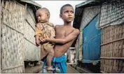  ?? Jonas Gratzer Getty Images ?? A CAMP in Myanmar’s western Rakhine state houses the country’s Rohingya minority in poverty.